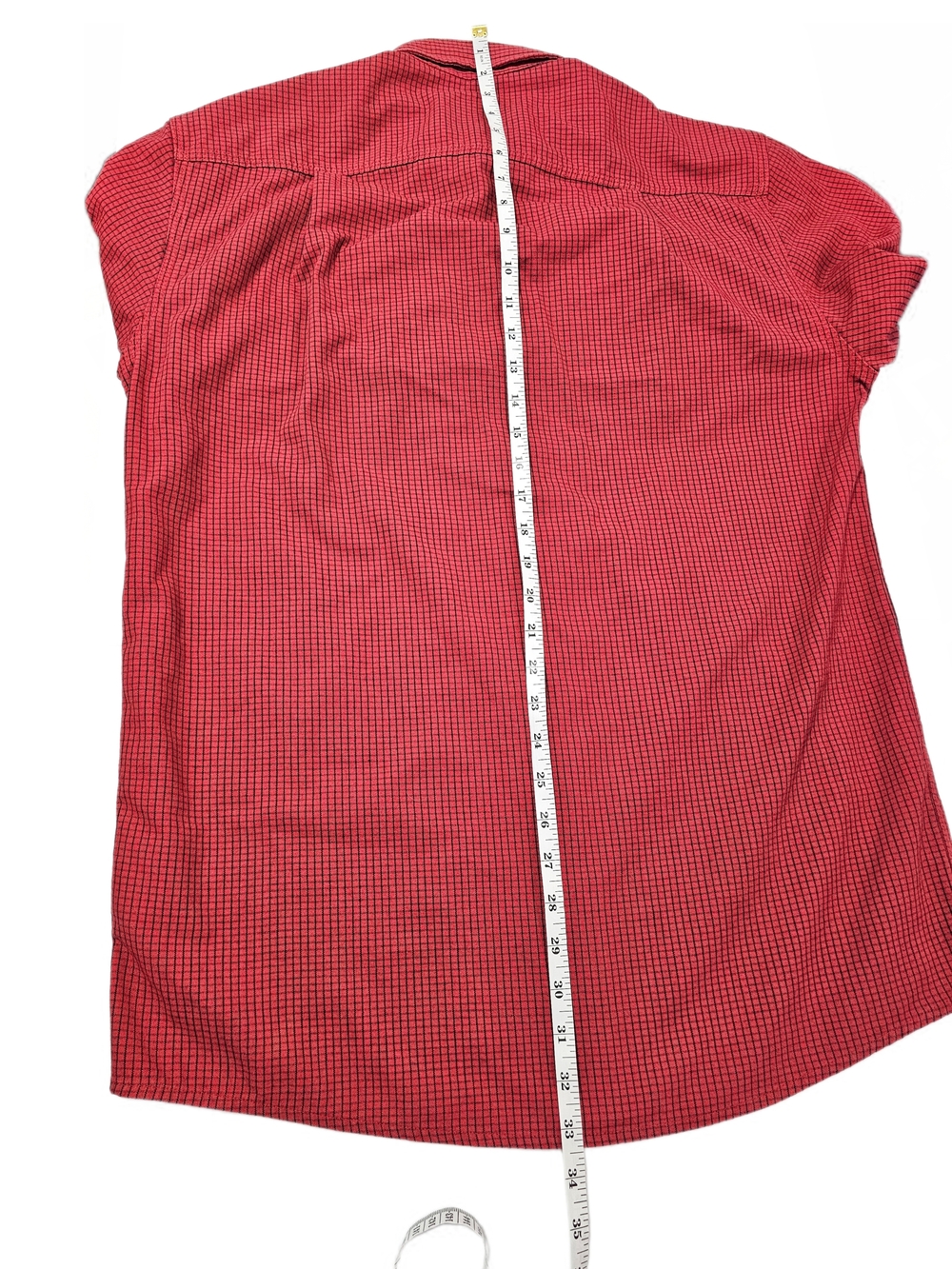 Tyndale Flame Resistant Work Shirt Men's Red Plaid Long Sleeve Button-Down - Picture 12 of 12